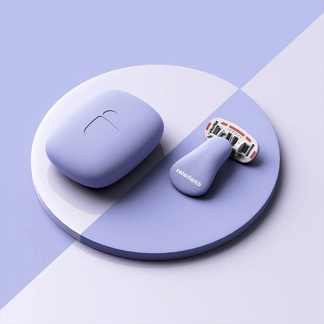 Colorlamb® Razor Travel Set